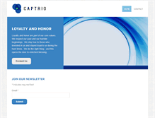 Tablet Screenshot of captrio.com